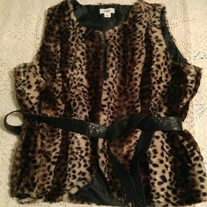 Leopard Vest